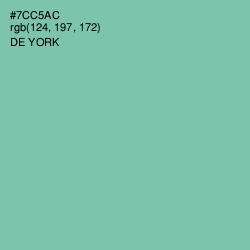 #7CC5AC - De York Color Image